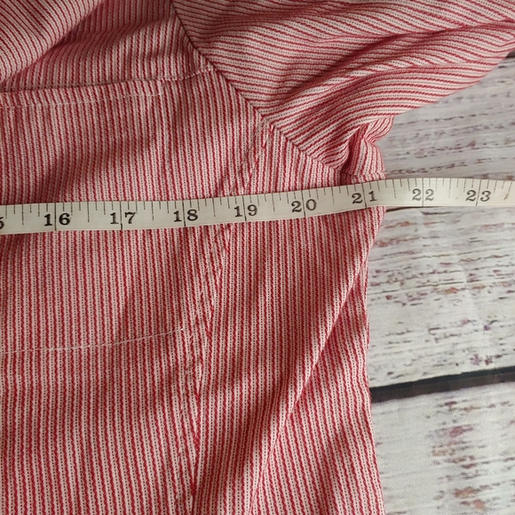 Vintage Kathy Ireland Striped Moto Jacket, XL - Picture 7 of 7